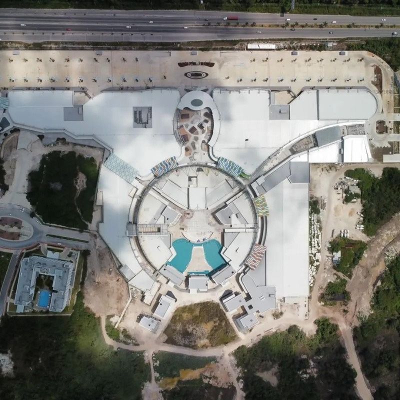 Vista aérea, Grand Outlet Riviera Maya